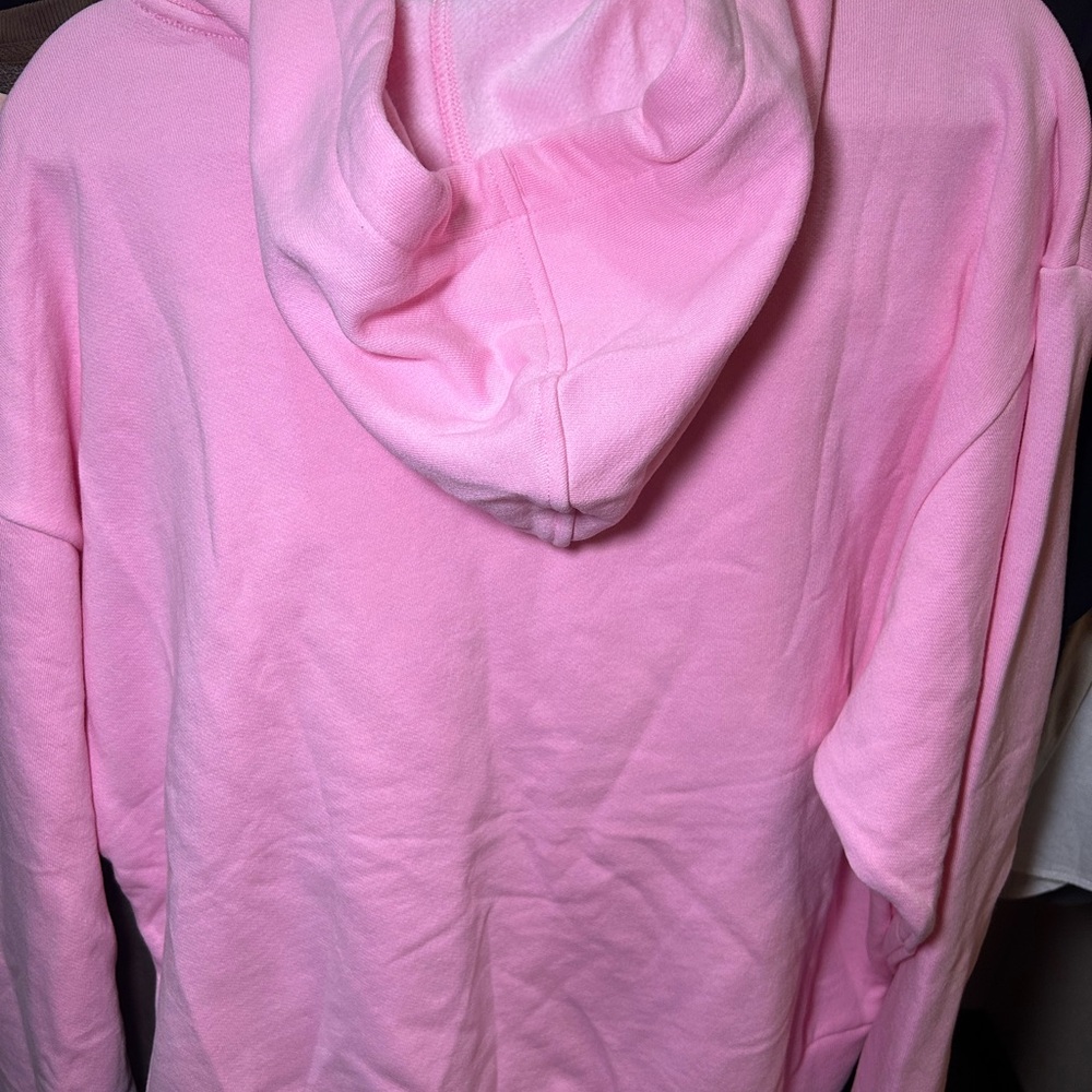 ALO Yoga Pink Cowl Neck Pullover Hoodie - Picture 4 of 4